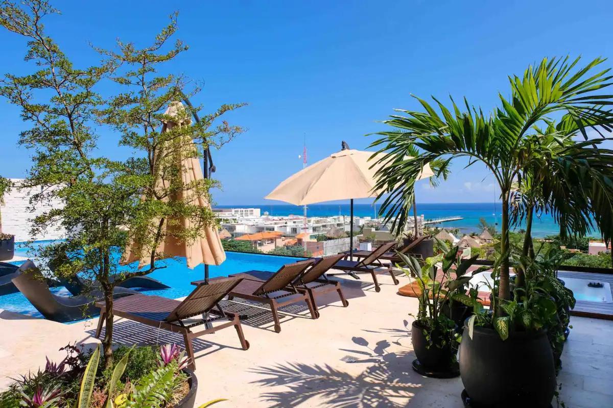 Stayon5A.Av.Penthouse With Privatepool Freeparking Playa del Carmen Bagian luar foto