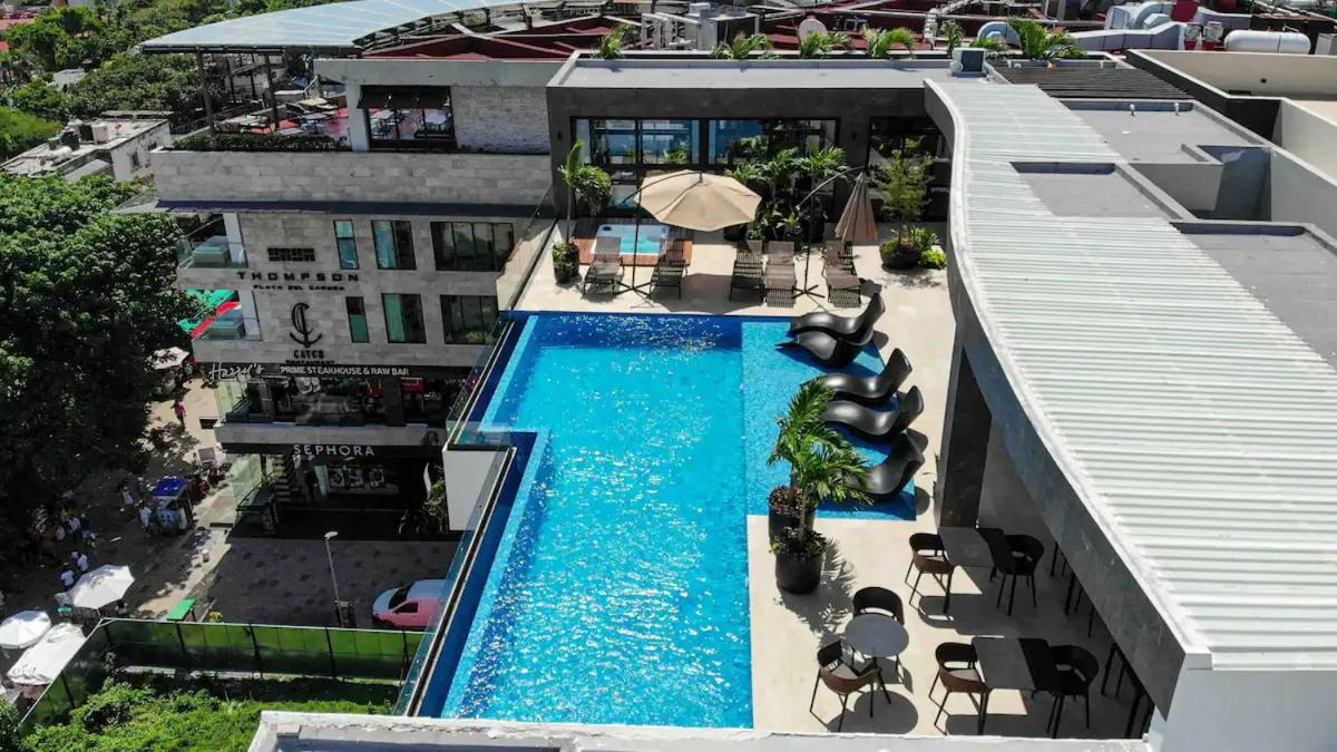 Stayon5A.Av.Penthouse With Privatepool Freeparking Playa del Carmen Bagian luar foto
