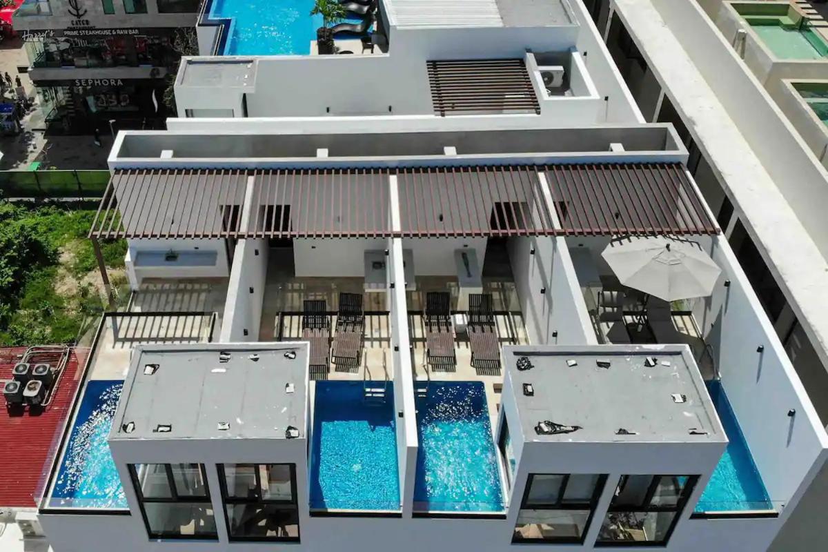 Stayon5A.Av.Penthouse With Privatepool Freeparking Playa del Carmen Bagian luar foto