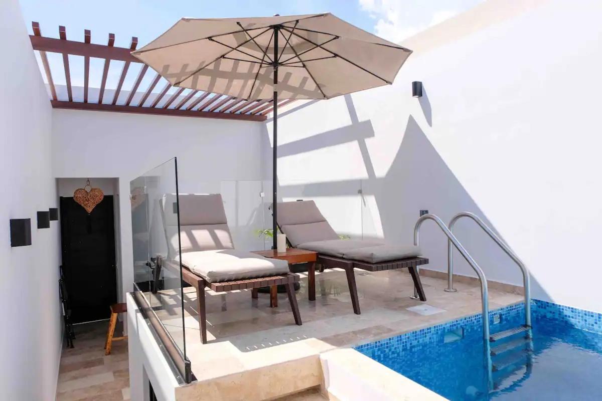 Stayon5A.Av.Penthouse With Privatepool Freeparking Playa del Carmen Bagian luar foto