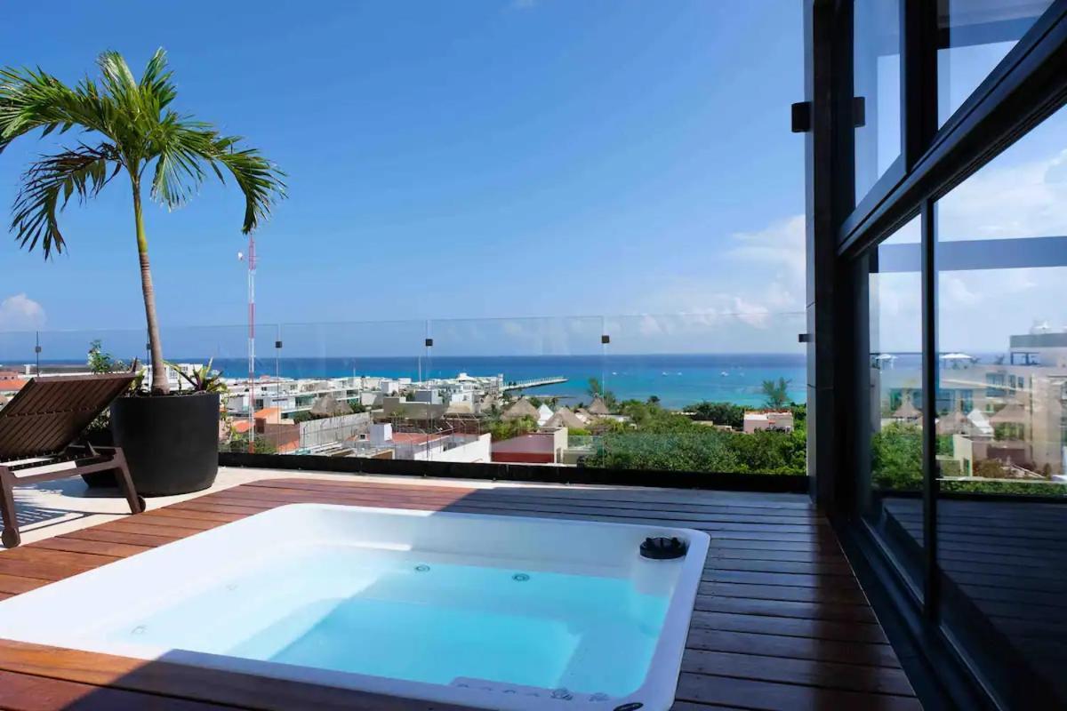 Stayon5A.Av.Penthouse With Privatepool Freeparking Playa del Carmen Bagian luar foto